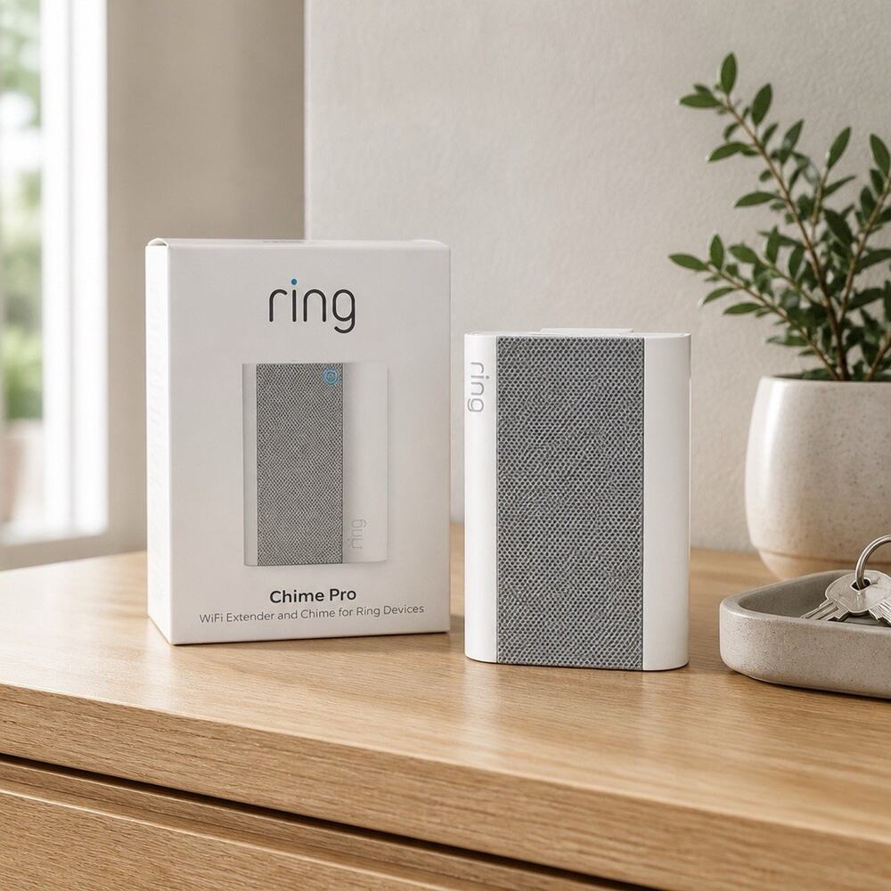 Ring Chime Pro Wireless Wifi Extender & Chime For Ring Device NEW OPEN BOX